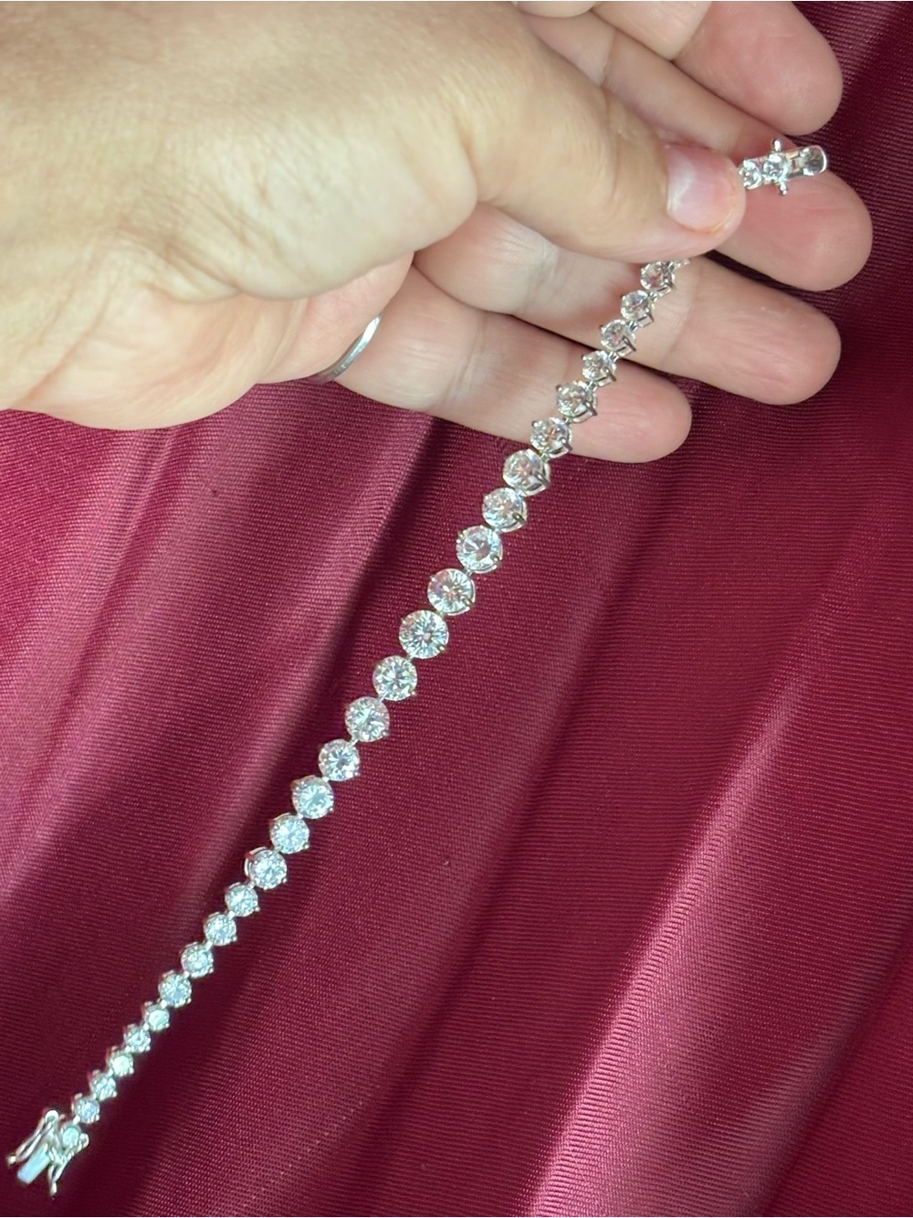 🔥FINALPRICE🔥Sterling.925.RJ.GrazianoCZ.bracelet - Picture 13 of 15